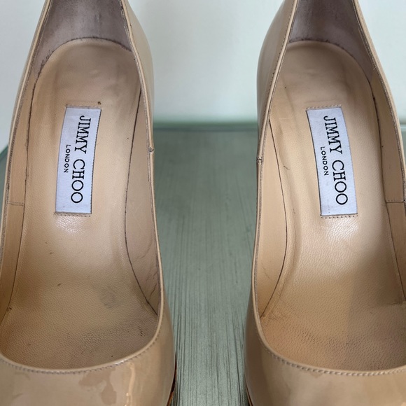Jimmy Choo Abel Patent Nude size 38 (8) - Picture 7 of 7